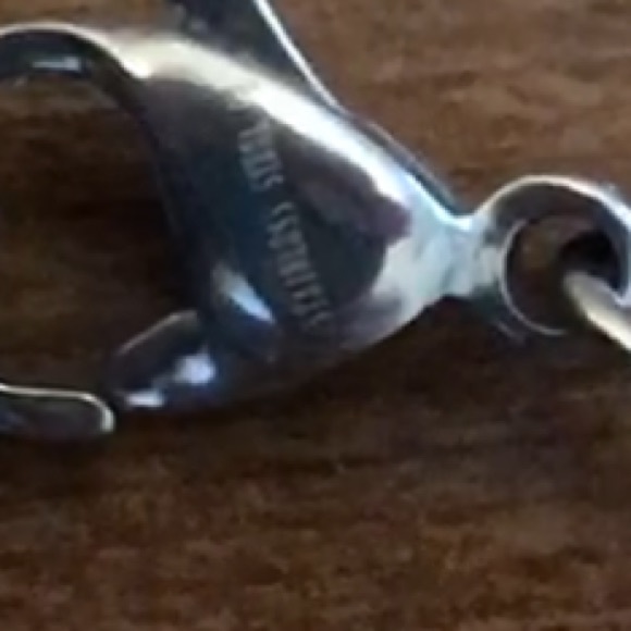 Men’s oversized stainless steel cross pendant with chain - Picture 9 of 9